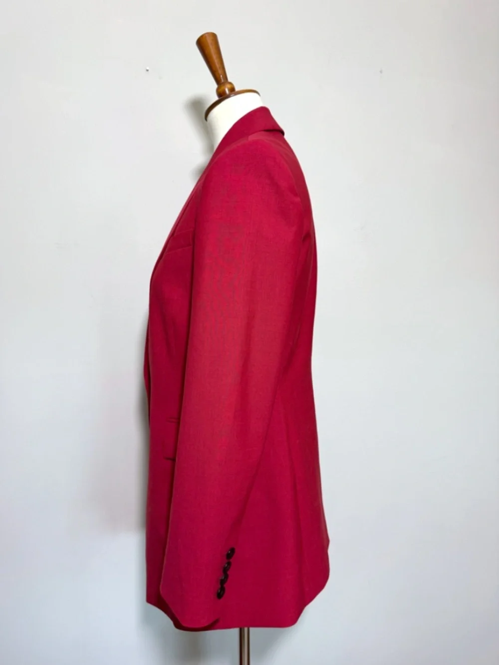 Theory Etiennette Good Wool Suit Jacket in Crimson Size 4